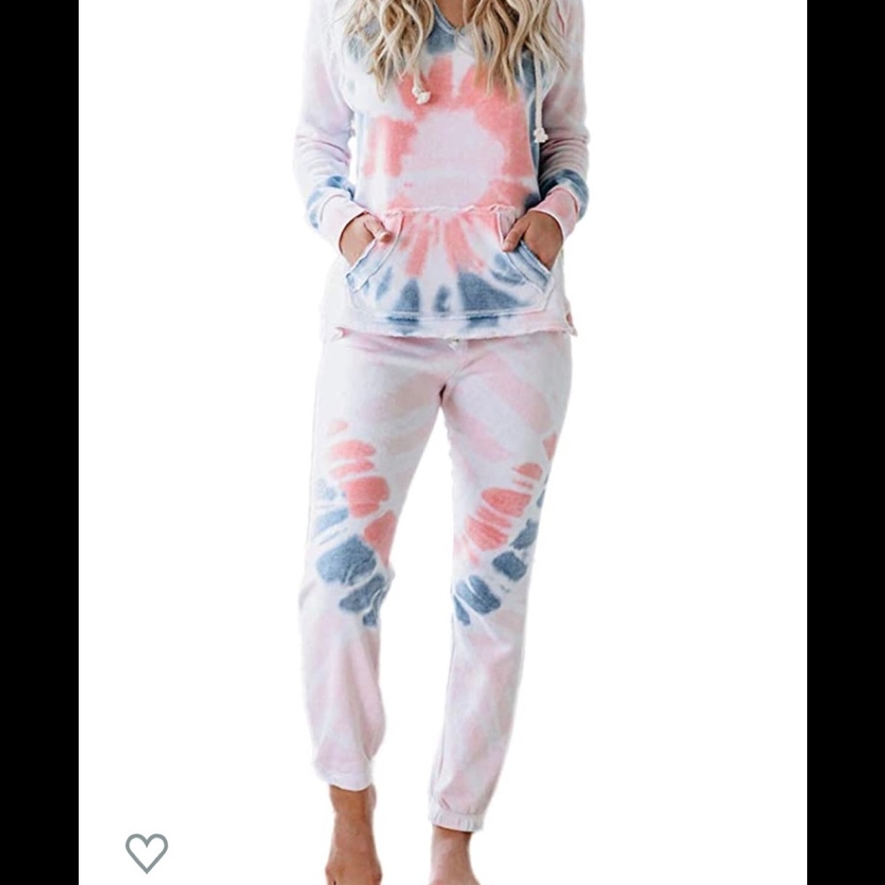 Jogger set in tie dye